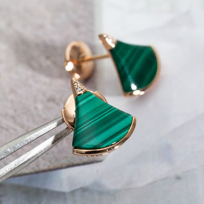[AuraEcho Jewelry]DIVAS DREAM EARRINGS PINK GOLD