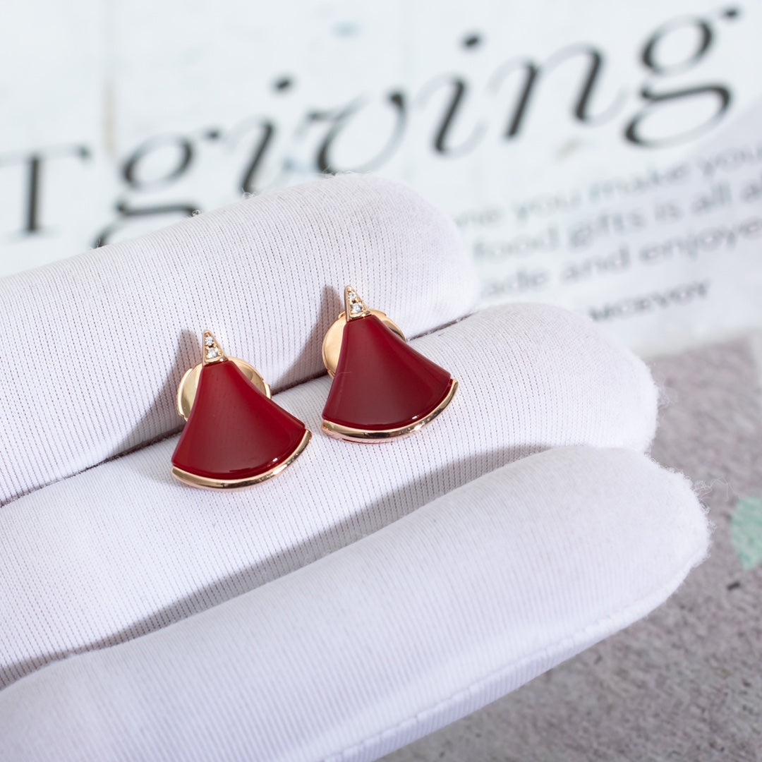 [AuraEcho Jewelry]DIVAS DREAM EARRINGS PINK GOLD