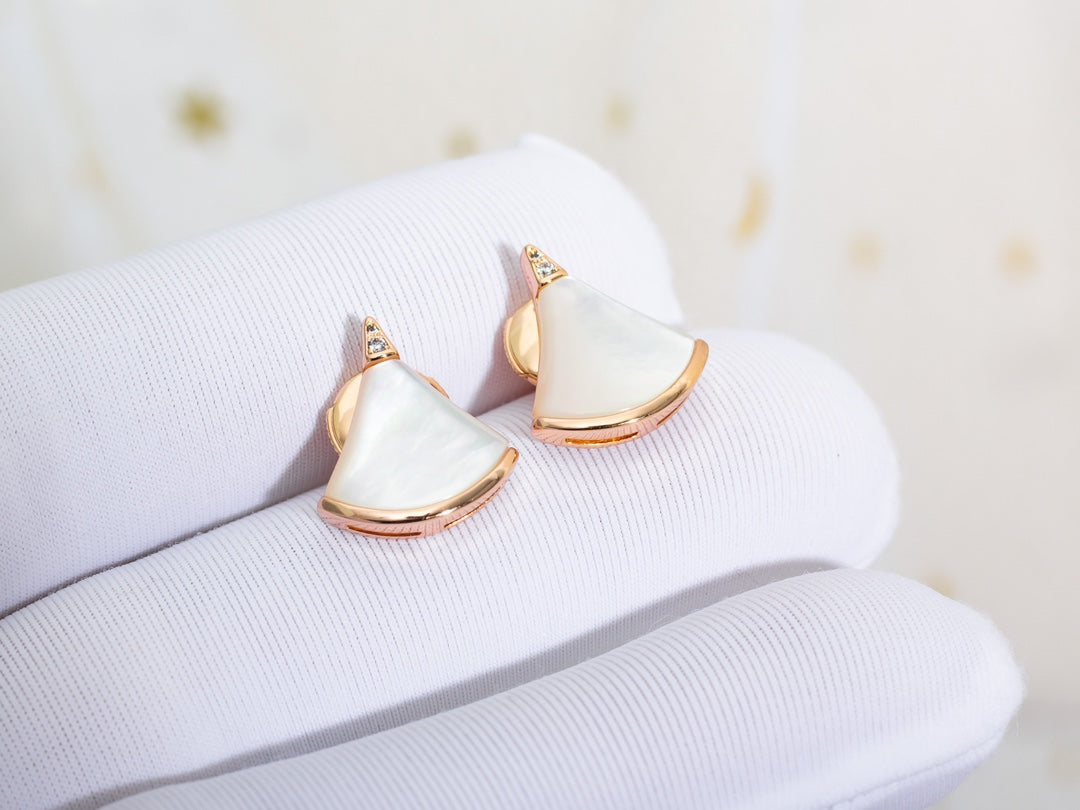 [AuraEcho Jewelry]DIVAS DREAM EARRINGS PINK GOLD