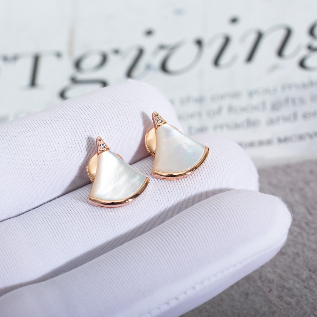 [AuraEcho Jewelry]DIVAS DREAM EARRINGS PINK GOLD