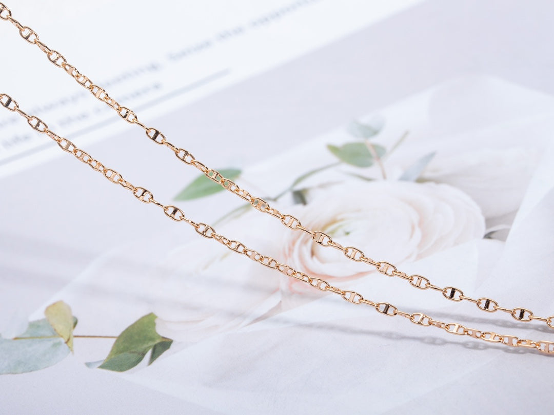 [AuraEcho Jewelry]ECHAPPEE NECKLACE PINK GOLD