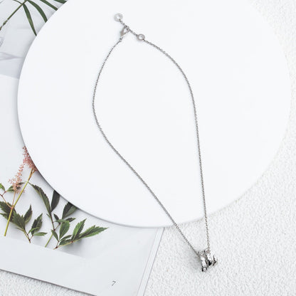 [AuraEcho Jewelry]SERPENTI SILVER NECKLACE DIAMOND
