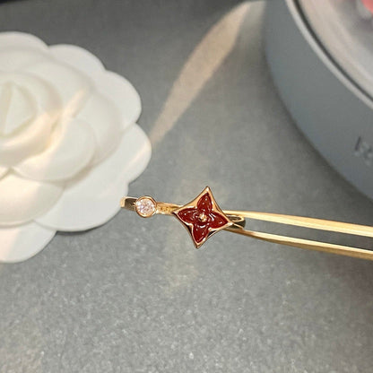 [AuraEcho Jewelry]STAR 1 DIAMOND OPEN RING