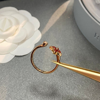 [AuraEcho Jewelry]STAR 1 DIAMOND OPEN RING