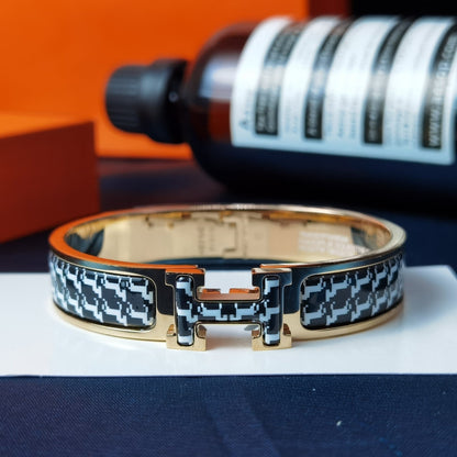 [AuraEcho Jewelry]H HORSE BRACELET 12MM