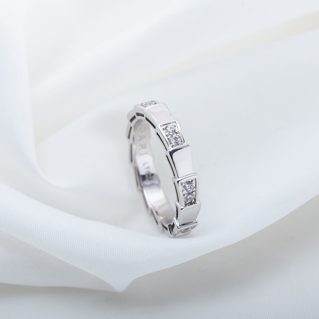 [AuraEcho Jewelry]SERPENTI RING SILVER  3MM