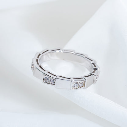[AuraEcho Jewelry]SERPENTI RING SILVER  3MM