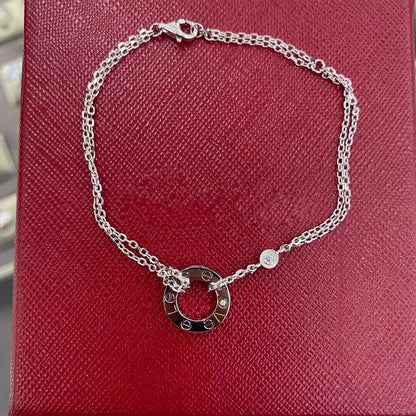 [AuraEcho Jewelry]LOVE BRACELET 2 DIAMOND