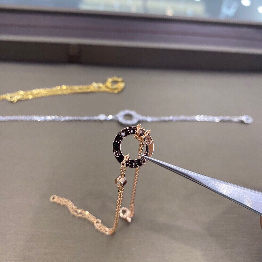 [AuraEcho Jewelry]LOVE BRACELET 2 DIAMOND
