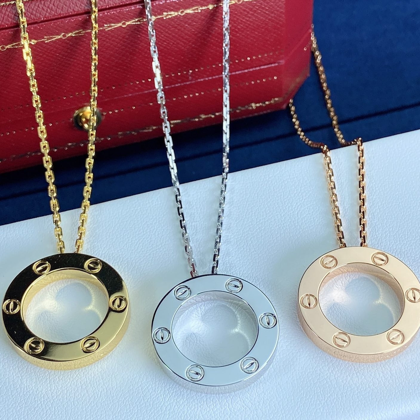 [AuraEcho Jewelry]LOVE NECKLACE 16MM