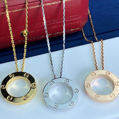 [AuraEcho Jewelry]LOVE NECKLACE 16MM