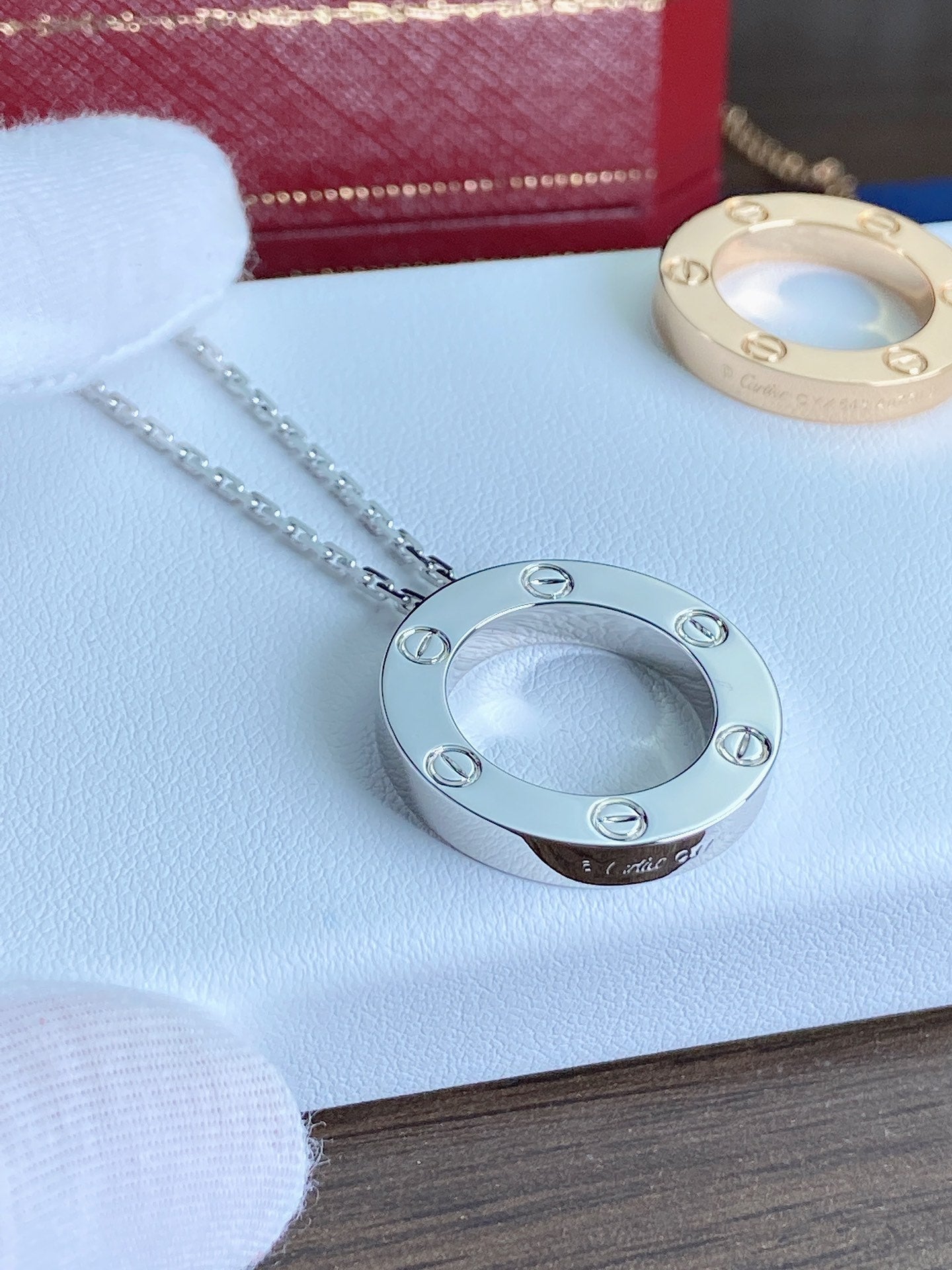 [AuraEcho Jewelry]LOVE NECKLACE 16MM