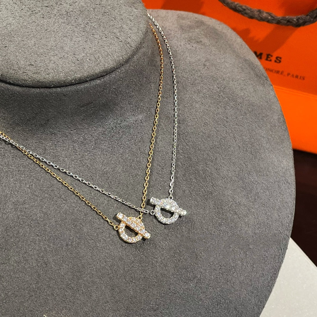 [AuraEcho Jewelry]ECHAPEE NECKLACE DIAMOND