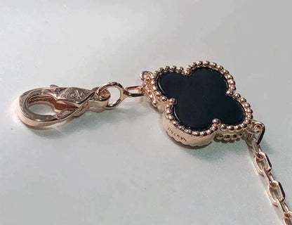 [AuraEcho Jewelry]CLOVER 5 MOTIFS MULTICOLOR  BRACELET