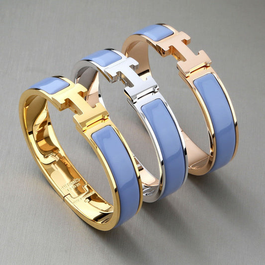 [AuraEcho Jewelry]H BRACELET ROMANTIC BLUE 12MM