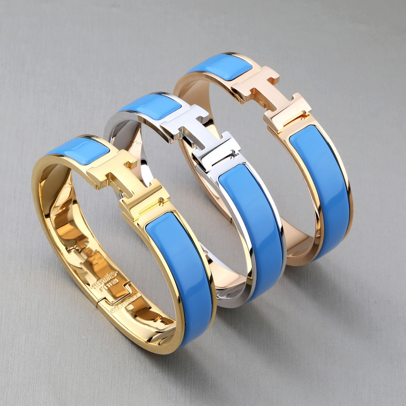 [AuraEcho Jewelry]H BRACELET TURQUOISE 12MM