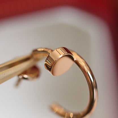 [AuraEcho Jewelry]JUSTE EARRINGS PINK GOLD