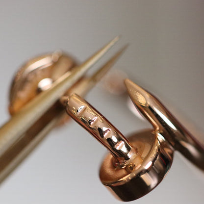 [AuraEcho Jewelry]JUSTE EARRINGS PINK GOLD