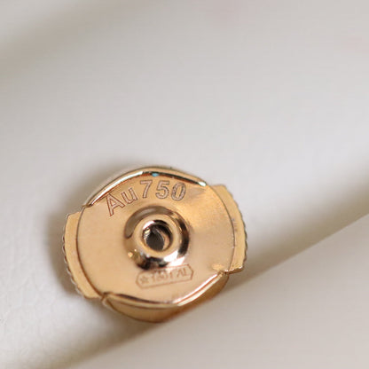 [AuraEcho Jewelry]JUSTE EARRINGS PINK GOLD