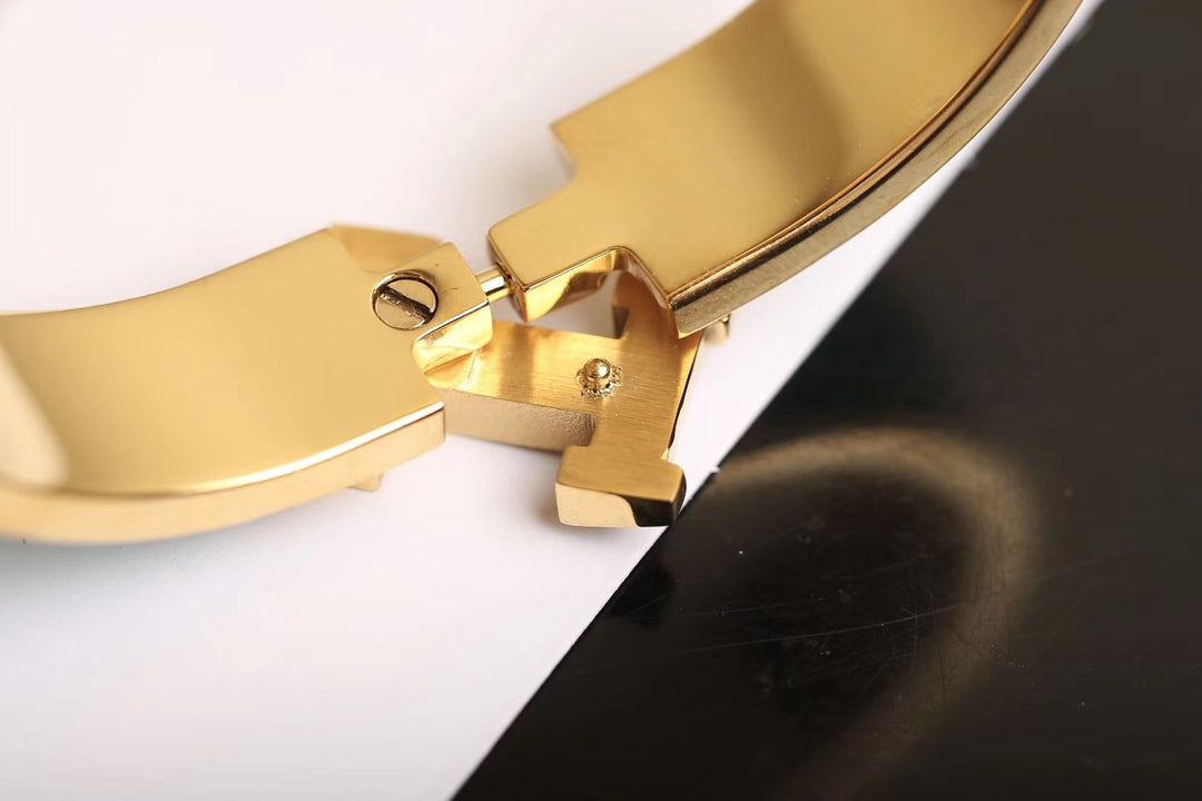 [AuraEcho Jewelry]H CLOUD BLUE BRACELET GOLD DIAMOND