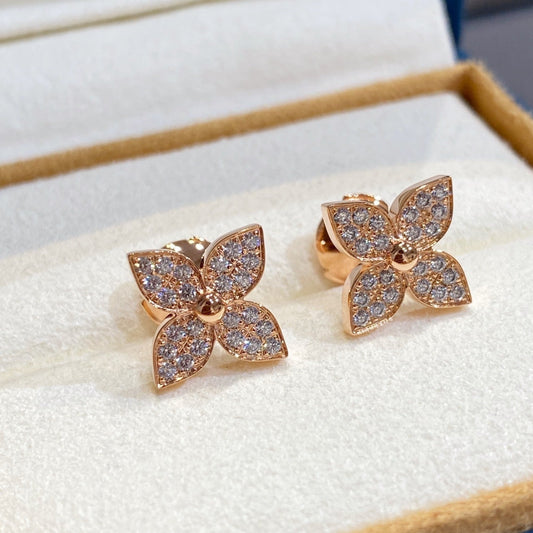 [AuraEcho Jewelry]STAR DIAMOND EARRINGS