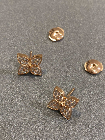 [AuraEcho Jewelry]STAR DIAMOND EARRINGS