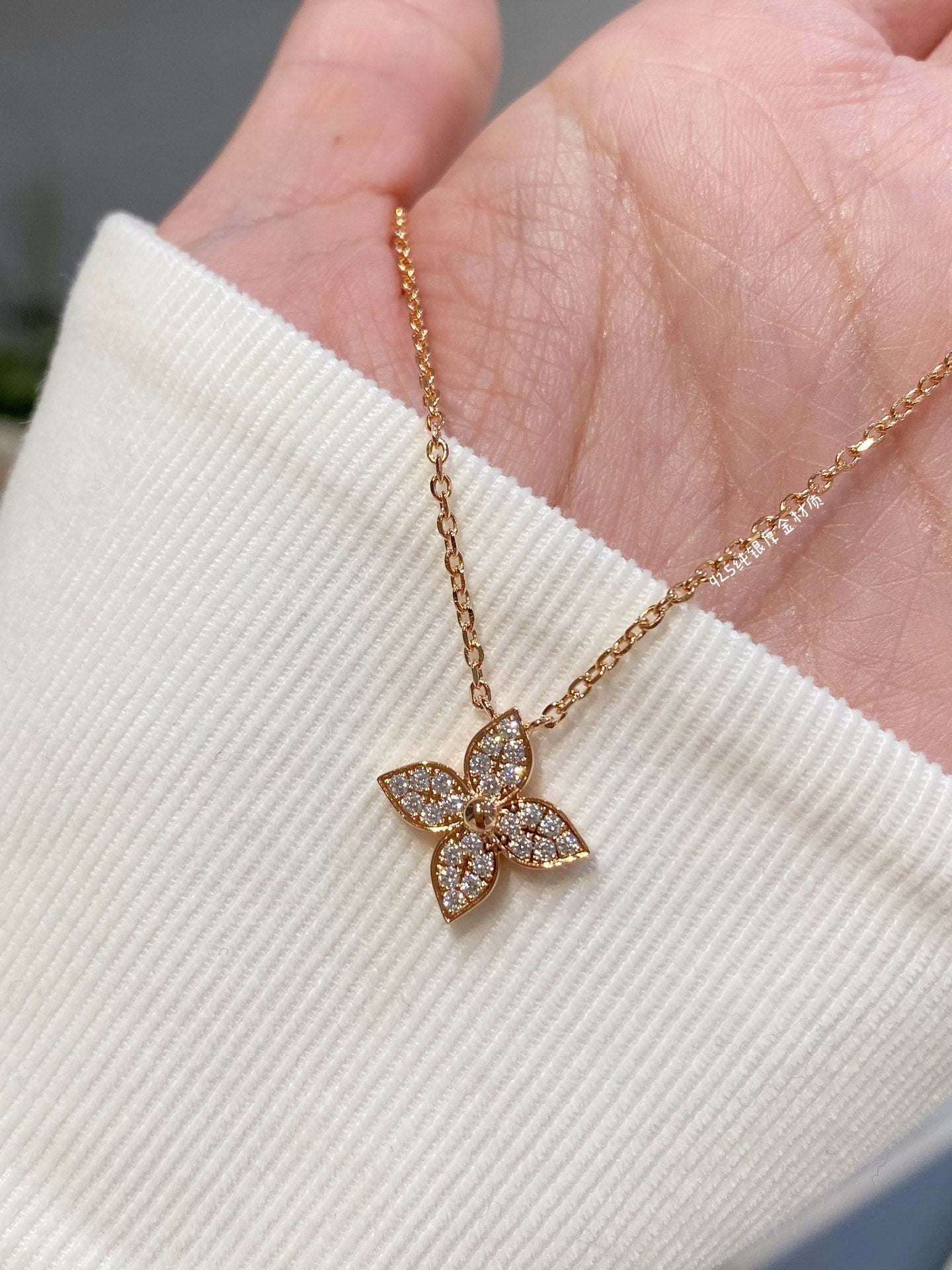 [AuraEcho Jewelry]STAR DIAMOND NECKALCE