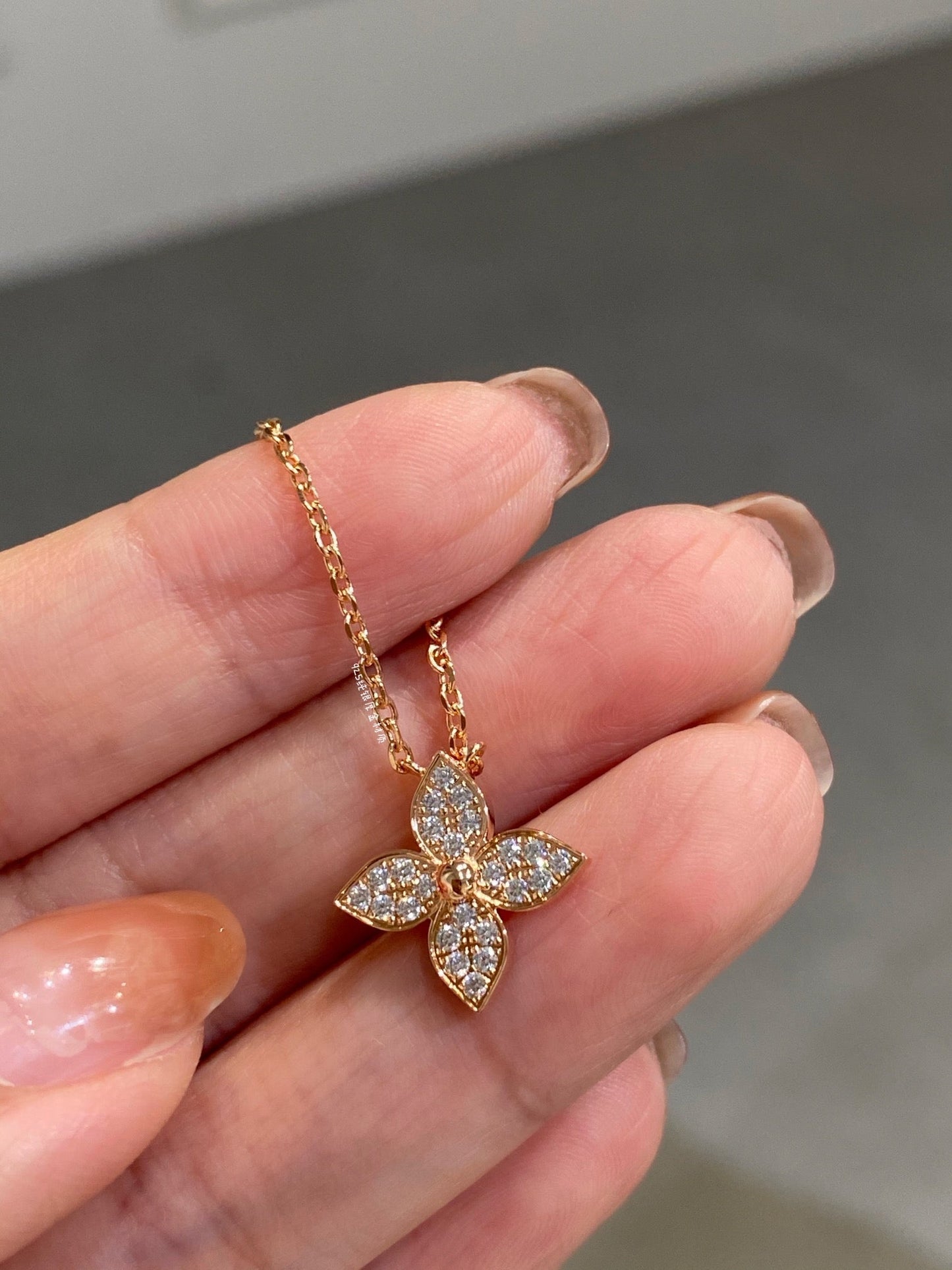 [AuraEcho Jewelry]STAR DIAMOND NECKALCE