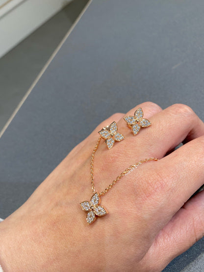 [AuraEcho Jewelry]STAR DIAMOND NECKALCE
