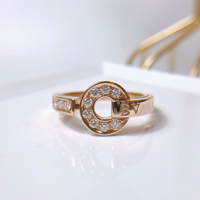 [AuraEcho Jewelry]DREAM RING DIAMOND PINK GOLD