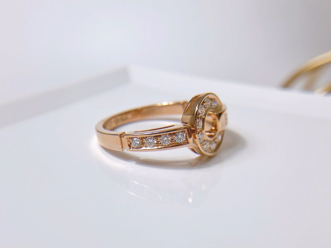 [AuraEcho Jewelry]DREAM RING DIAMOND PINK GOLD