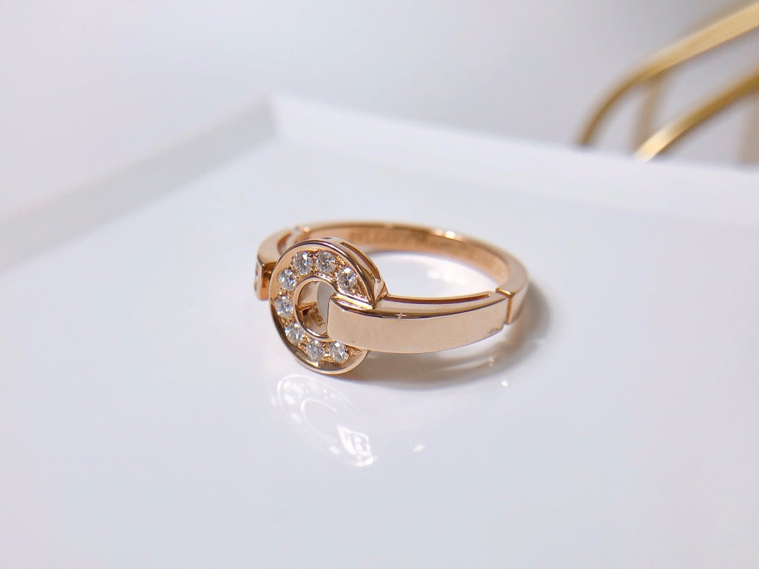 [AuraEcho Jewelry]DREAM RING DIAMOND PINK GOLD