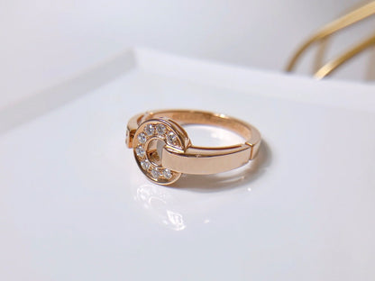 [AuraEcho Jewelry]DREAM RING DIAMOND PINK GOLD