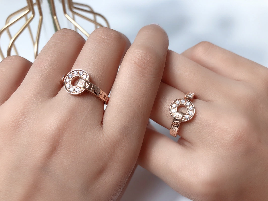 [AuraEcho Jewelry]DREAM RING DIAMOND PINK GOLD