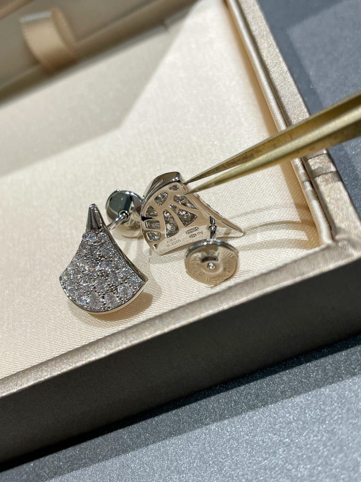 [AuraEcho Jewelry]DREAM STUD EARRINGS DIAMOND