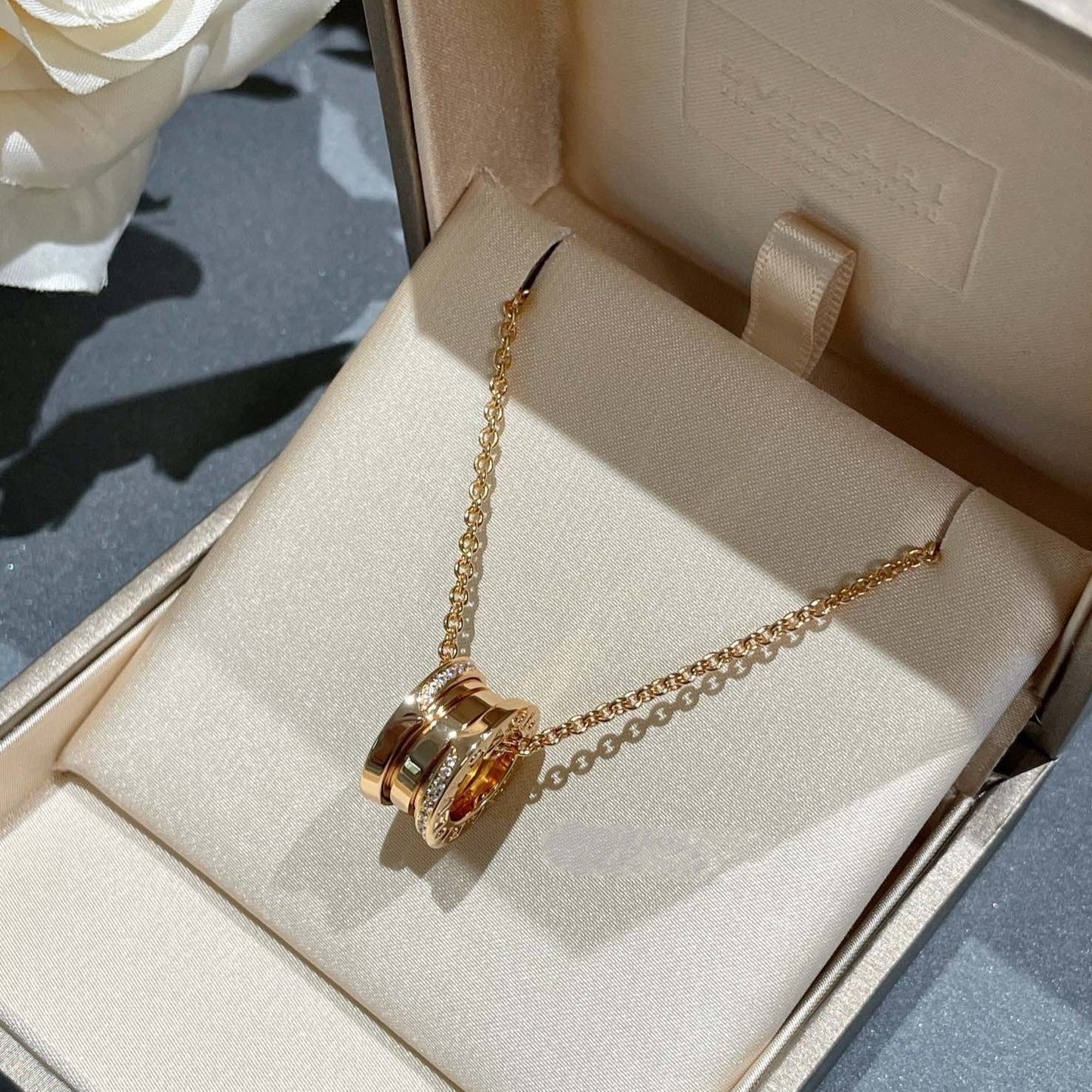 [AuraEcho Jewelry]ZERO 1 NECKLACE DIAMOND