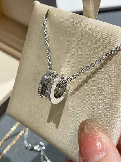 [AuraEcho Jewelry]ZERO 1 NECKLACE DIAMOND