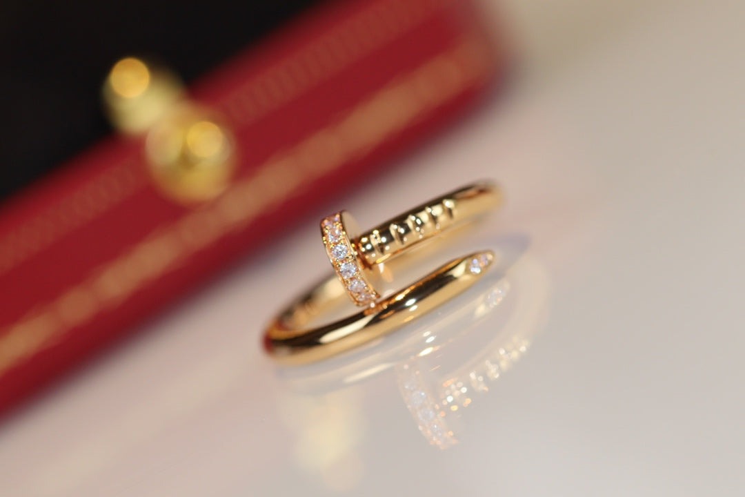 [AuraEcho Jewelry]JUSTE RING 2.65MM GOLD DIAMOND