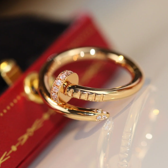 [AuraEcho Jewelry]JUSTE RING 2.65MM GOLD DIAMOND