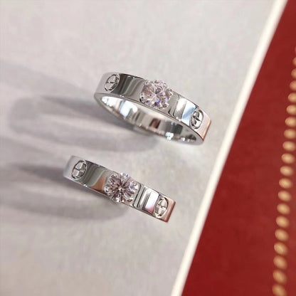 [AuraEcho Jewelry]LOVE RING 3.6MM 1 BIG DIAMOND