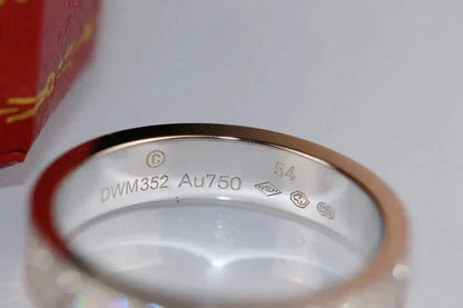 [AuraEcho Jewelry]LOVE RING 3.6MM DIAMOND PAVED