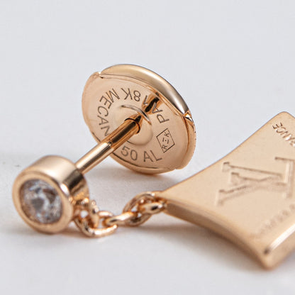 [AuraEcho Jewelry]STAR DIAMONDS EARRINGS GOLD