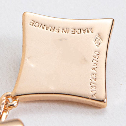 [AuraEcho Jewelry]STAR DIAMONDS EARRINGS GOLD