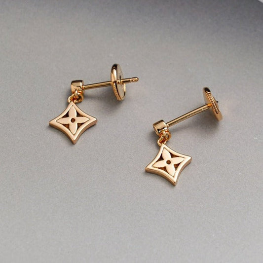 [AuraEcho Jewelry]STAR EARRINGS GOLD