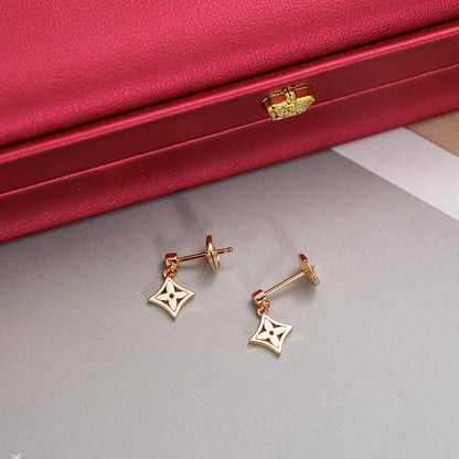 [AuraEcho Jewelry]STAR EARRINGS GOLD