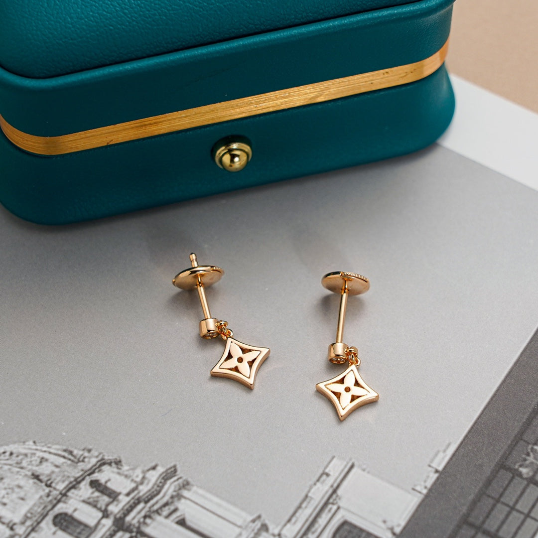 [AuraEcho Jewelry]STAR EARRINGS GOLD
