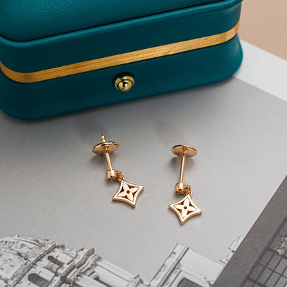 [AuraEcho Jewelry]STAR EARRINGS GOLD