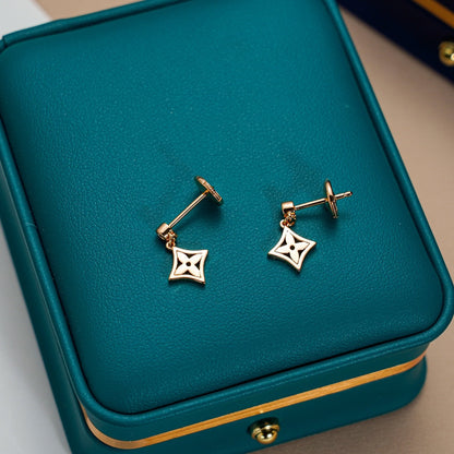[AuraEcho Jewelry]STAR EARRINGS GOLD