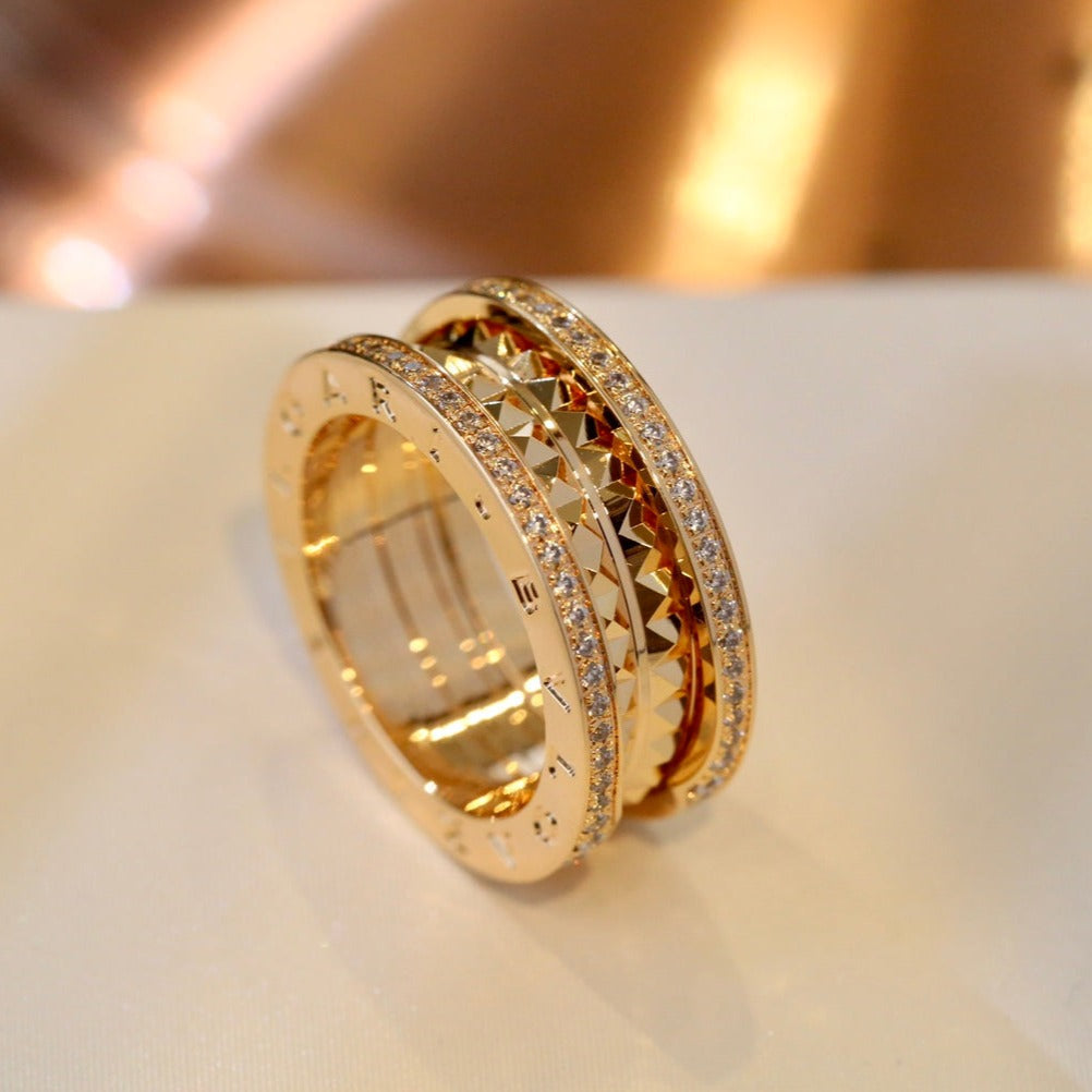 [AuraEcho Jewelry]ZERO 1 GOLD DIAMOND RING