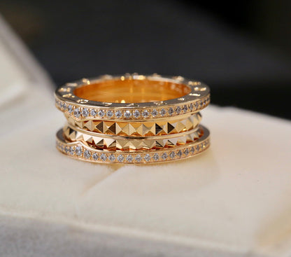 [AuraEcho Jewelry]ZERO 1 GOLD DIAMOND RING